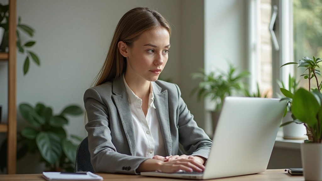 Ondernemersvrouw werkend aan innovatief project in huiskantor